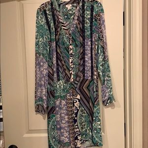 Anthropologie Tiny Caviana Drop Waist Shirt Dress